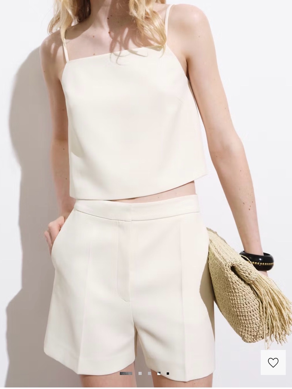Women’s BUTTONED CROP TOP